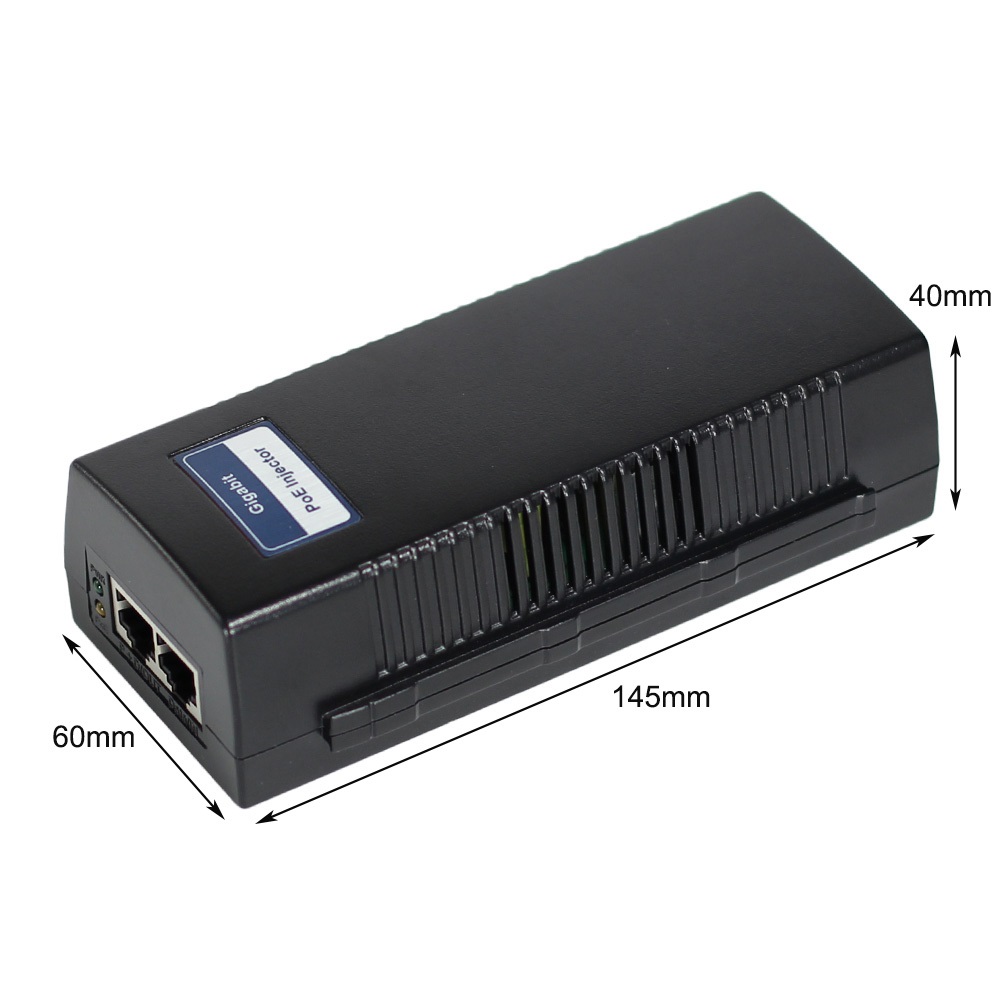 30W POE Injector Standard IEEE802.3AF/AT Gigabit