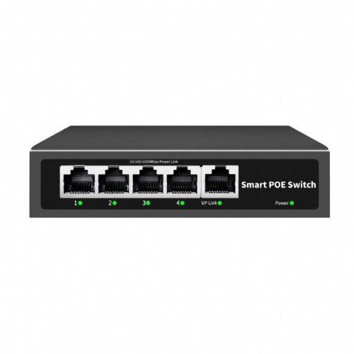 4 Port Gigabit POE switch with 1Port UP link