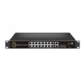 16 Ports Gigabit POE switch with 2 Ports SFP link